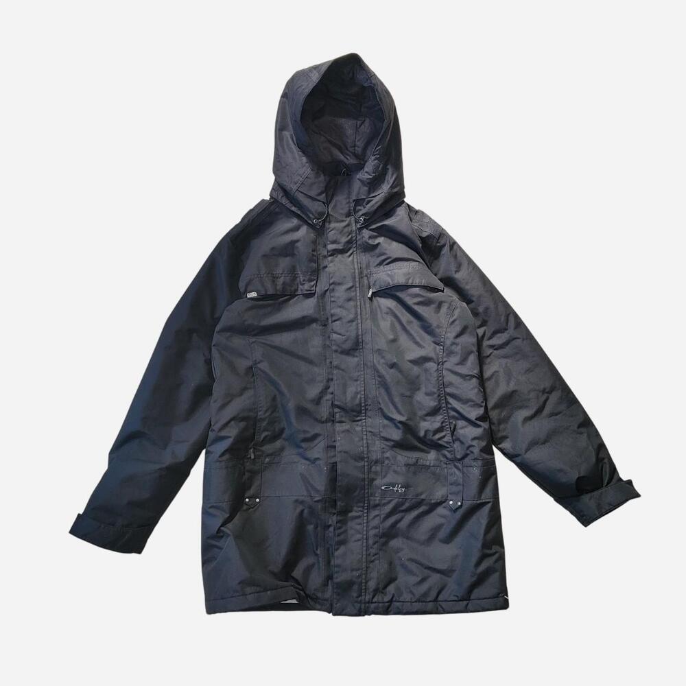 Oakley black ski jacket with magnet zipper cover
